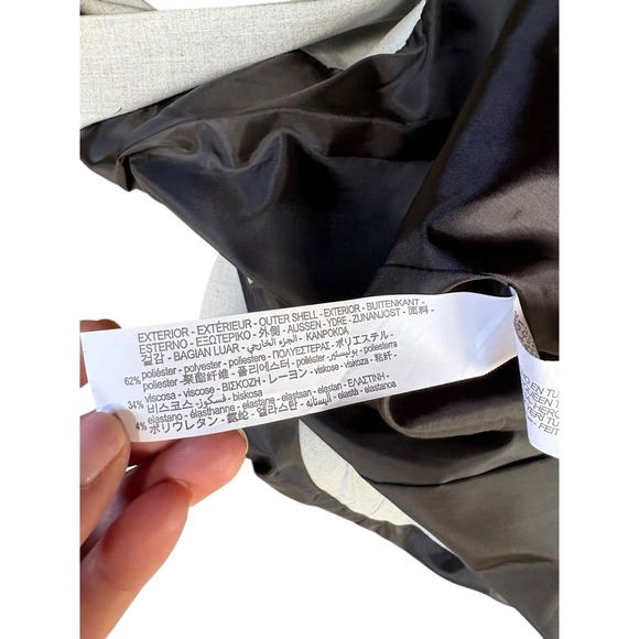 Zara Grey Double Button Collared Menswear Style Vest - Picture 8 of 10